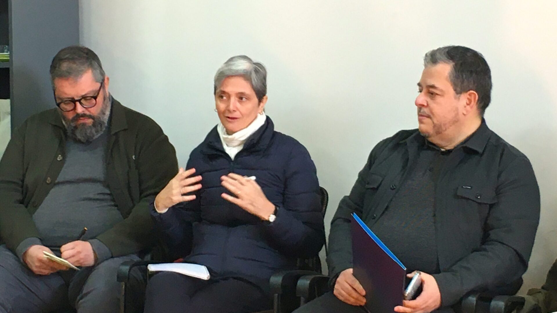 Presentamos la corporación y los avances en el plan de gestión a especialistas de la UPLA y a reconocida experta en patrimonio cultural